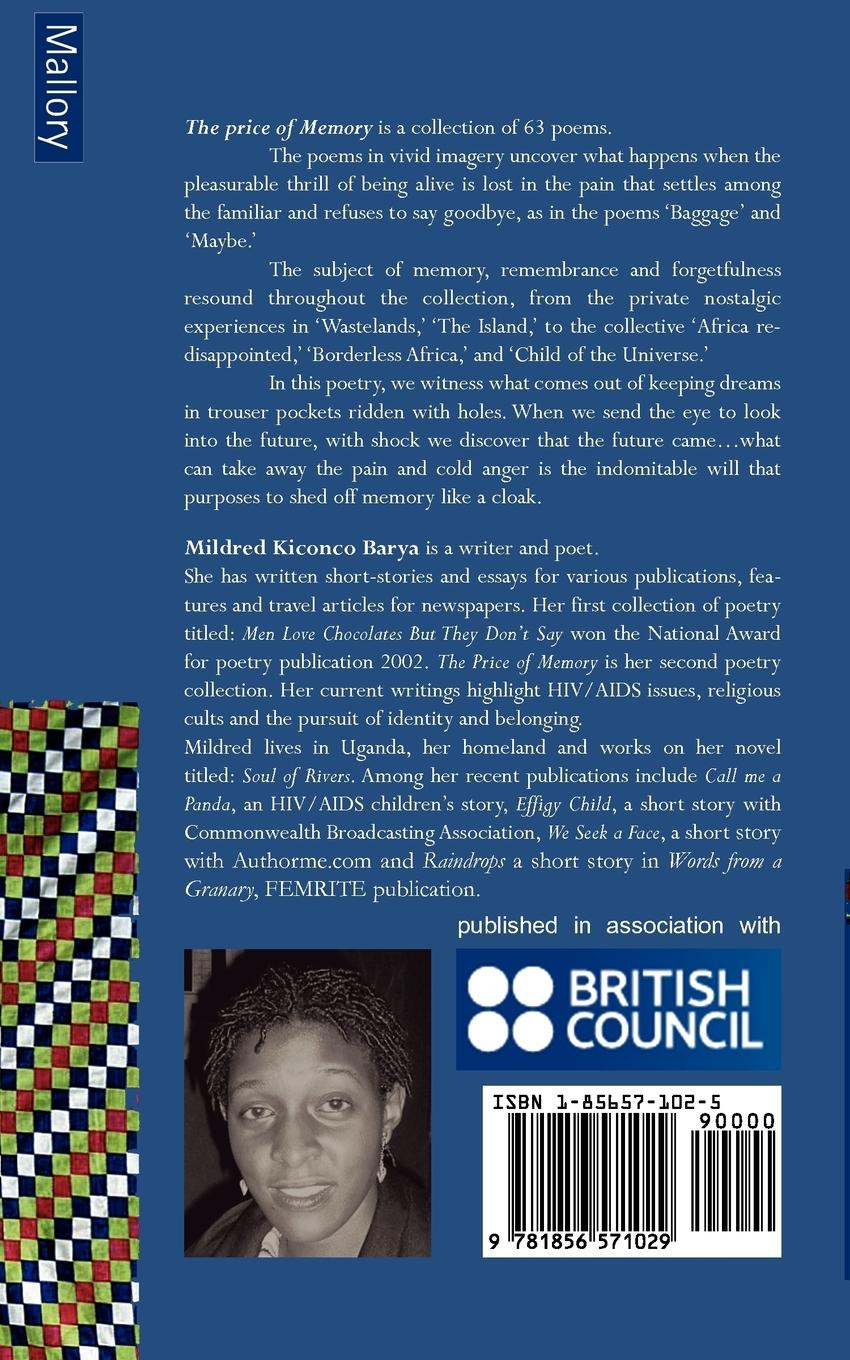 Rückseitencover The Price of Memory