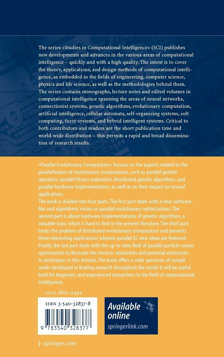 Rückseitencover Parallel Evolutionary Computations