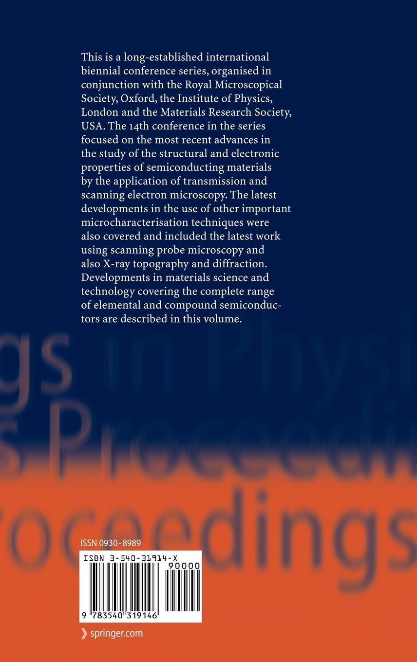 Rückseitencover Microscopy of Semiconducting Materials