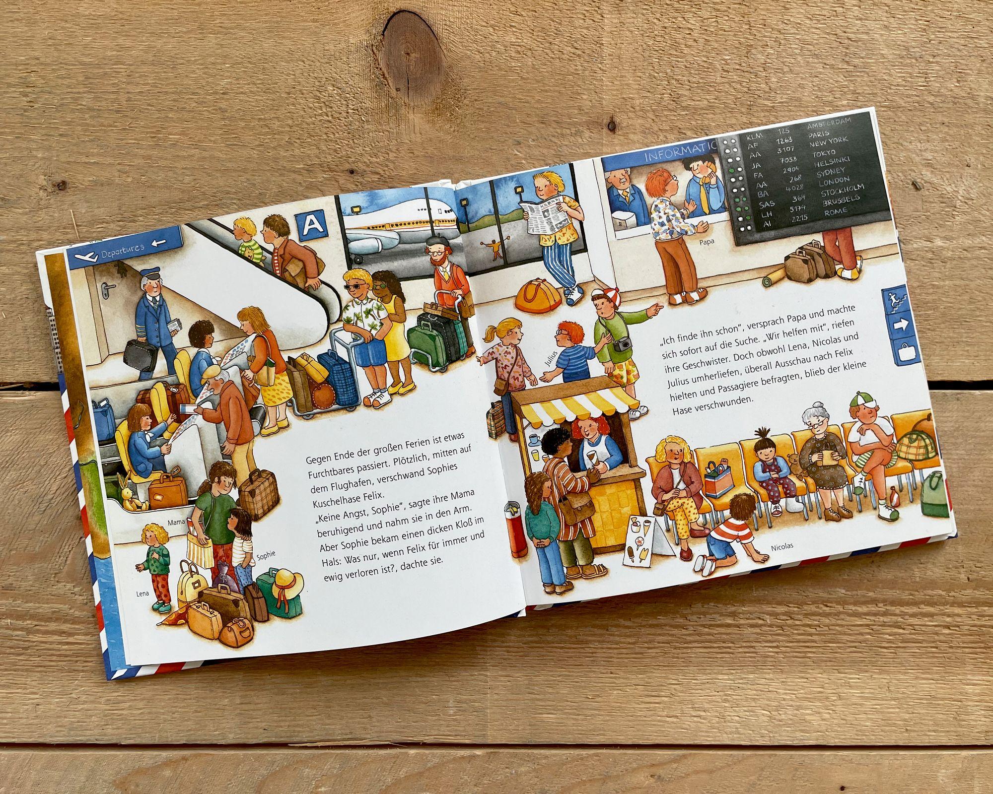 Beispielinhalt (Bild) Briefe von Felix. Ein kleiner Hase auf Weltreise