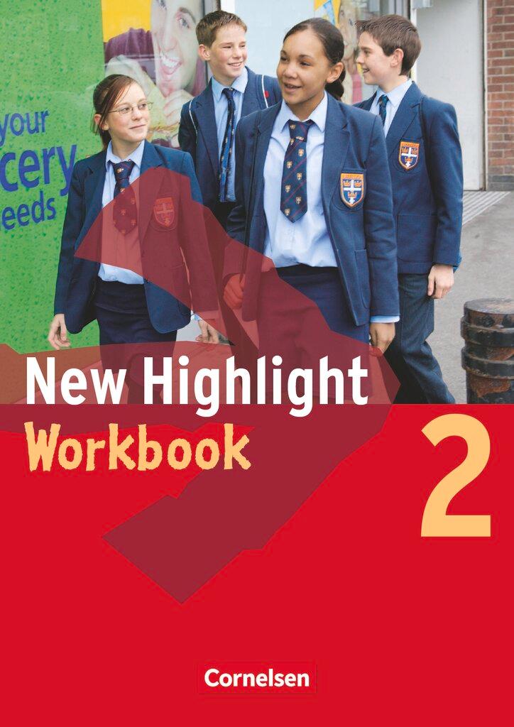 Vorderes Coverbild New Highlight 2. 6. Schuljahr. Workbook. Allgemeine Ausgabe