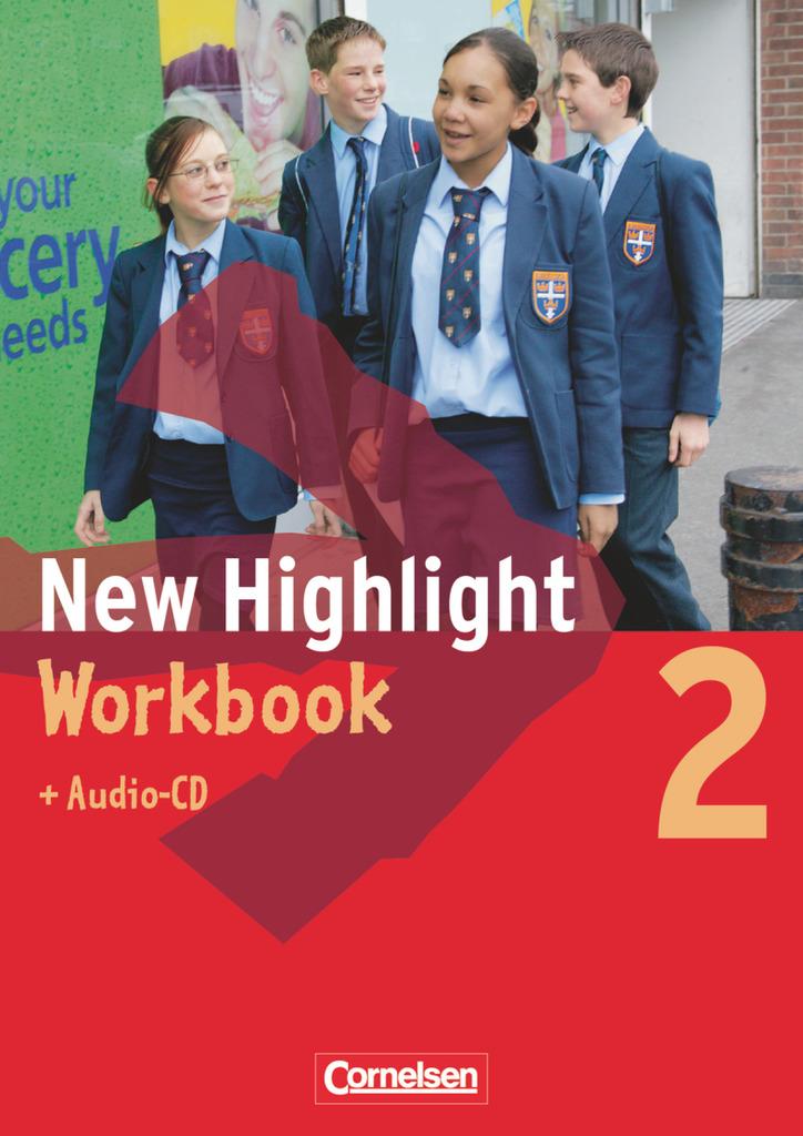 Vorderes Coverbild New Highlight 2. 6. Schuljahr. Workbook mit Lieder- und Text-CD. Allgemeine Ausgabe