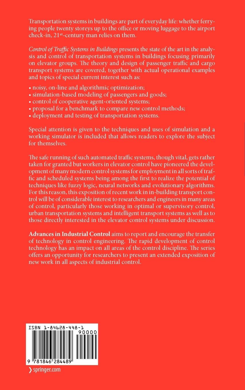 Rückseitencover Control of Traffic Systems in Buildings