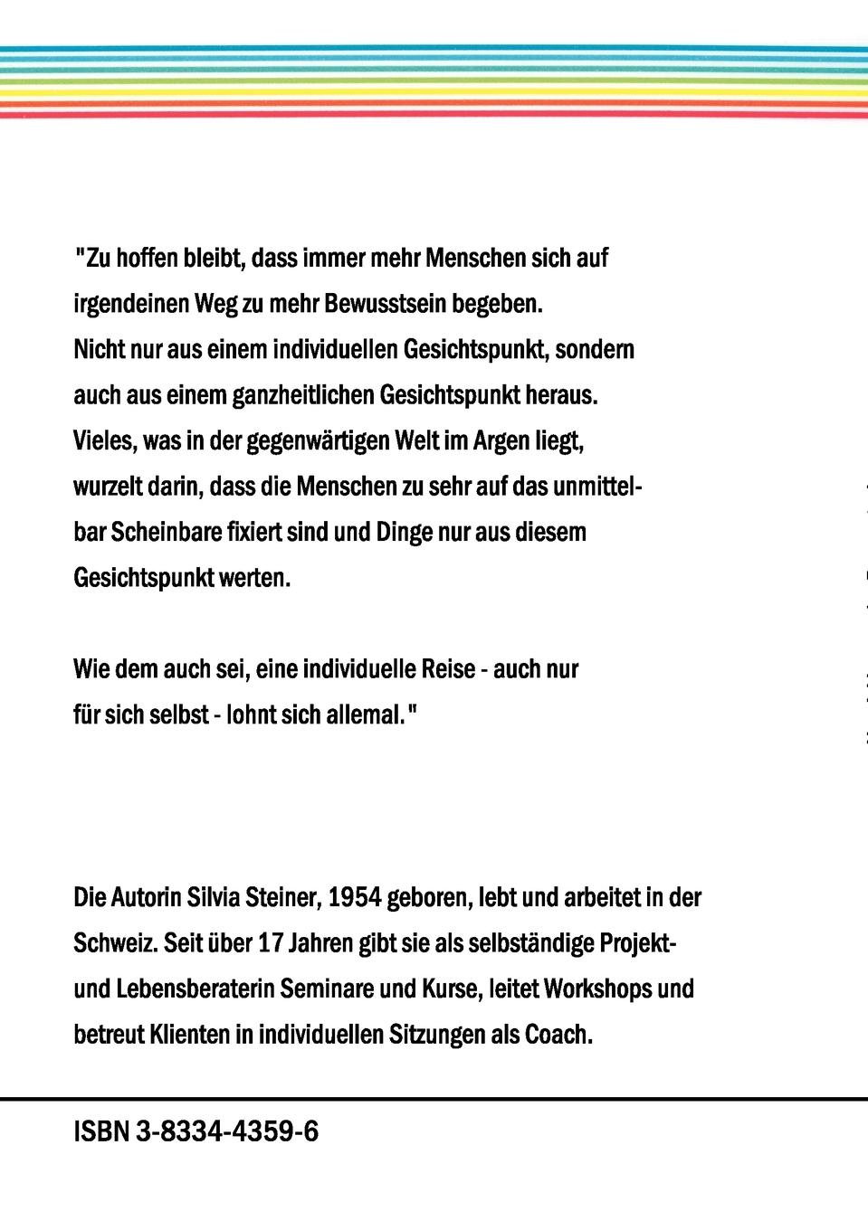 Rückseitencover Verwicklungen des Bewusstseins und seine Entwicklung