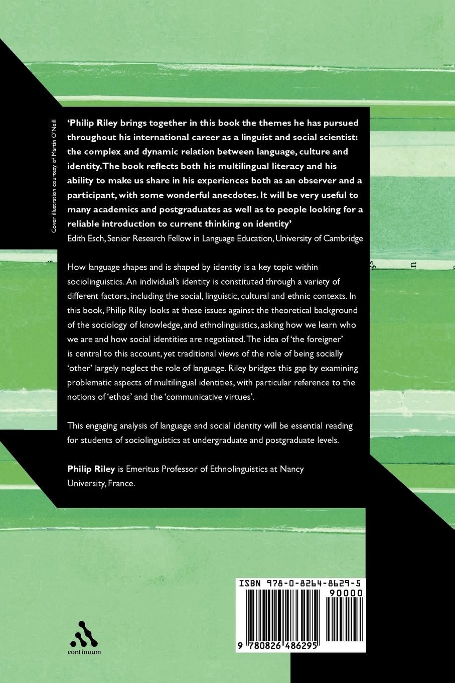 Rückseitencover Language, Culture and Identity