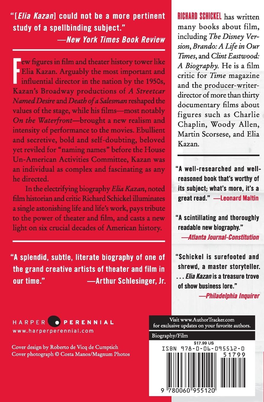 Rückseitencover Elia Kazan
