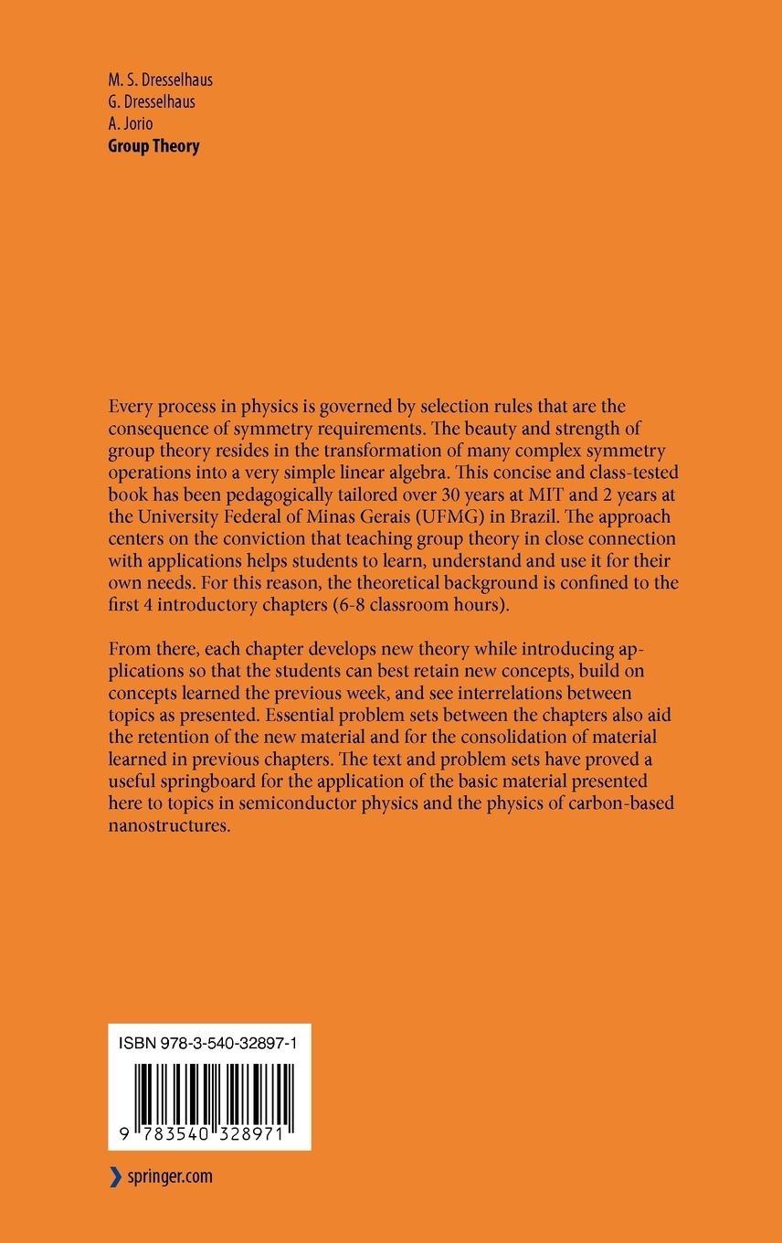 Rückseitencover Group Theory