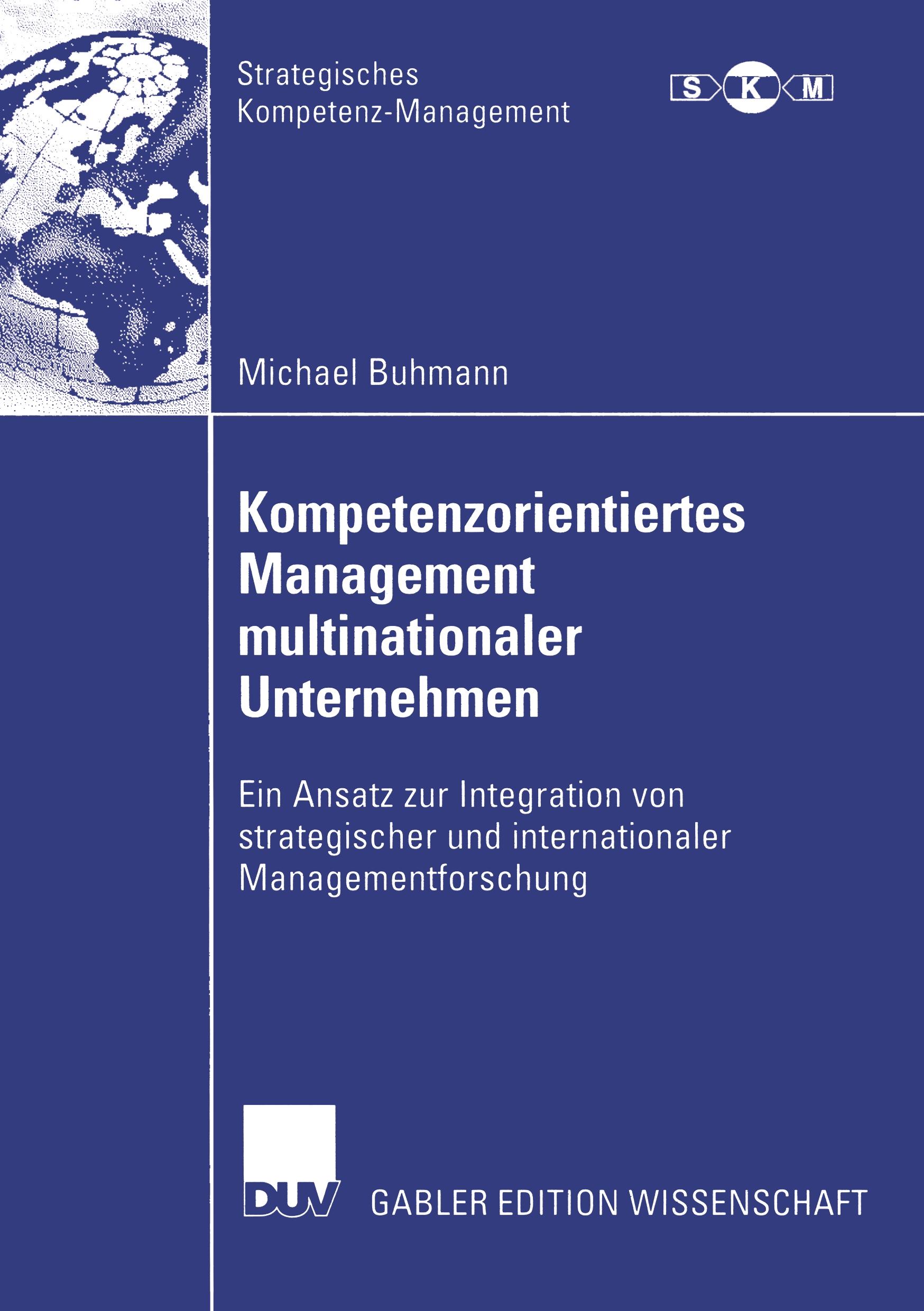 Vorderes Coverbild Kompetenzorientiertes Management multinationaler Unternehmen