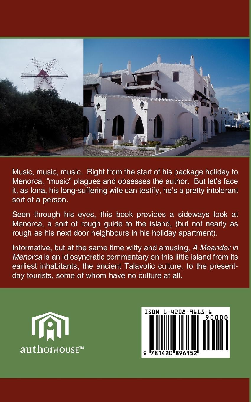 Rückseitencover A Meander in Menorca