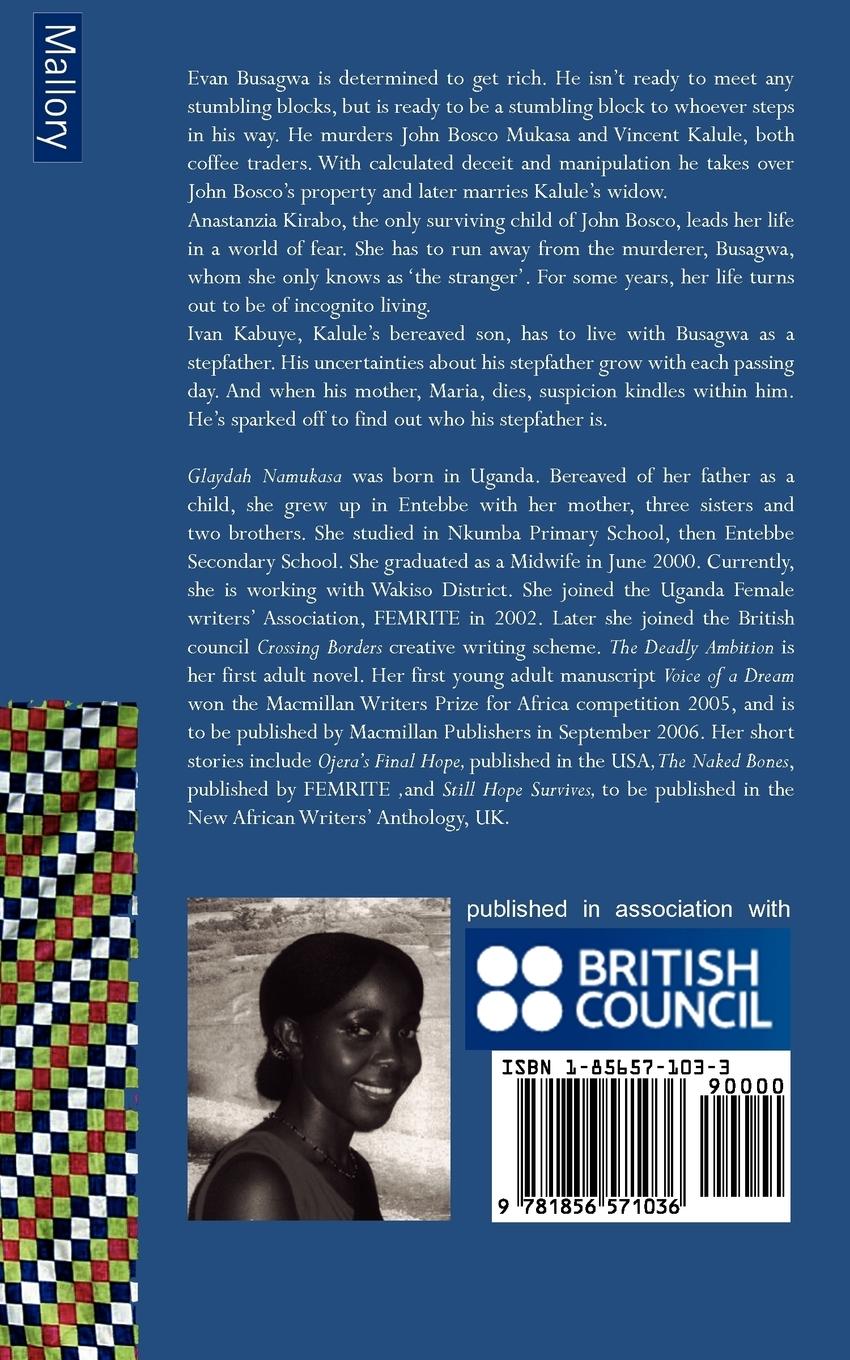 Rückseitencover The Deadly Ambition