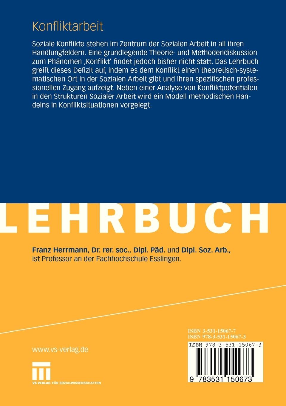 Rückseitencover Konfliktarbeit