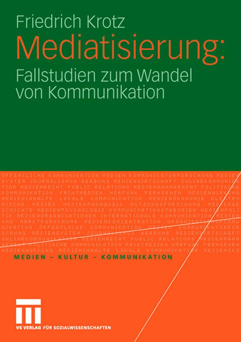 Vorderes Coverbild Mediatisierung