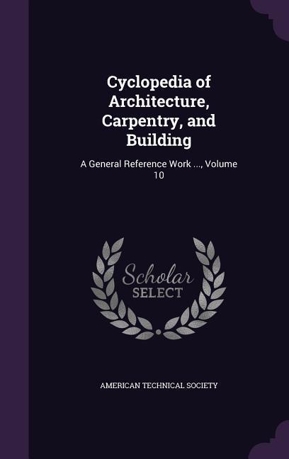 Vorderes Coverbild CYCLOPEDIA OF ARCHITECTURE CAR
