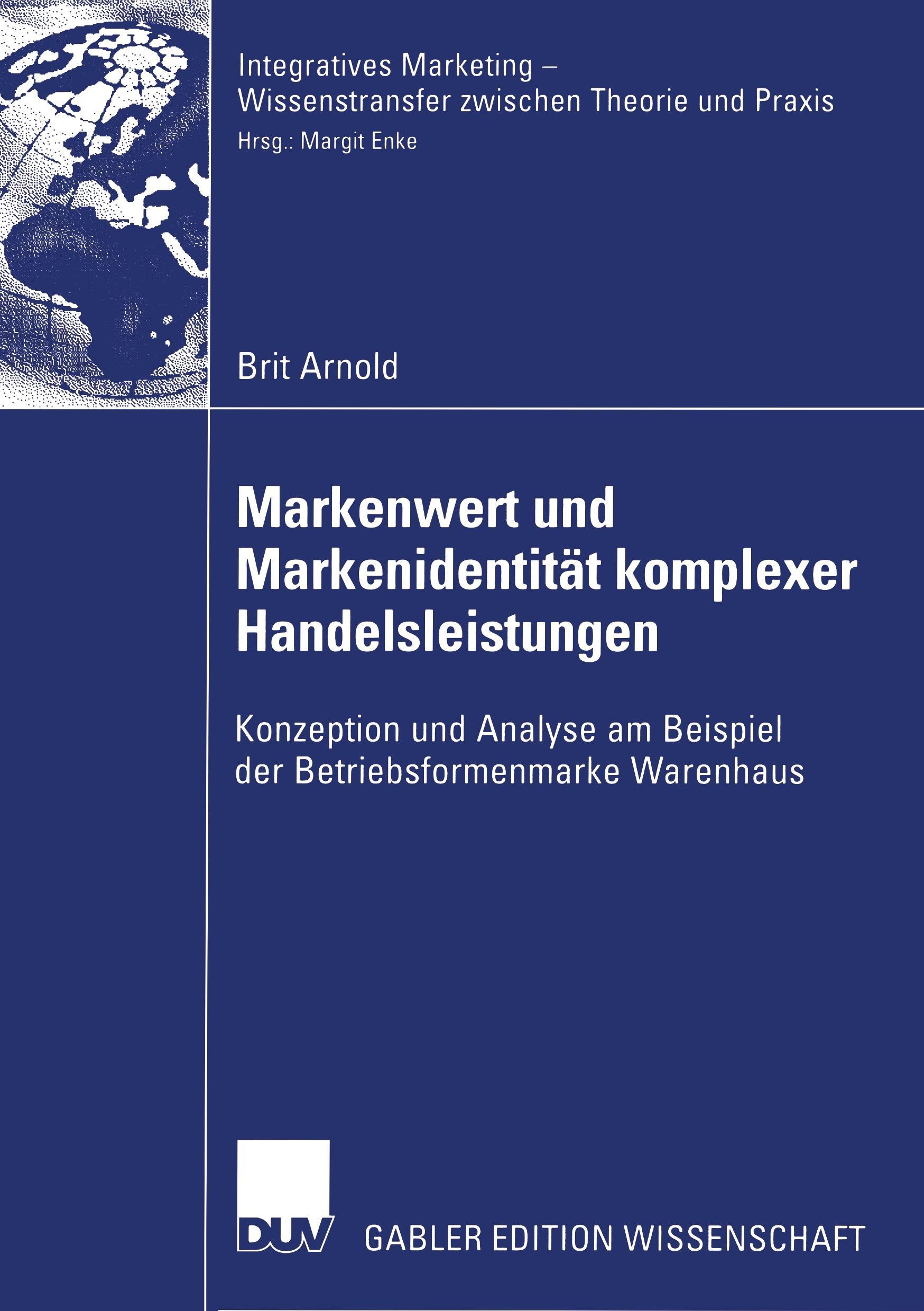 Vorderes Coverbild Markenwert und Markenidentität komplexer Handelsleistungen