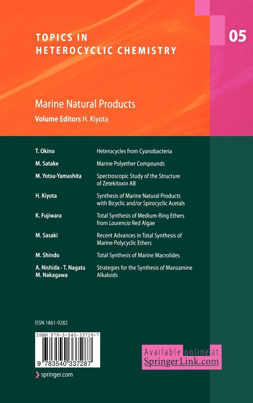 Rückseitencover Marine Natural Products