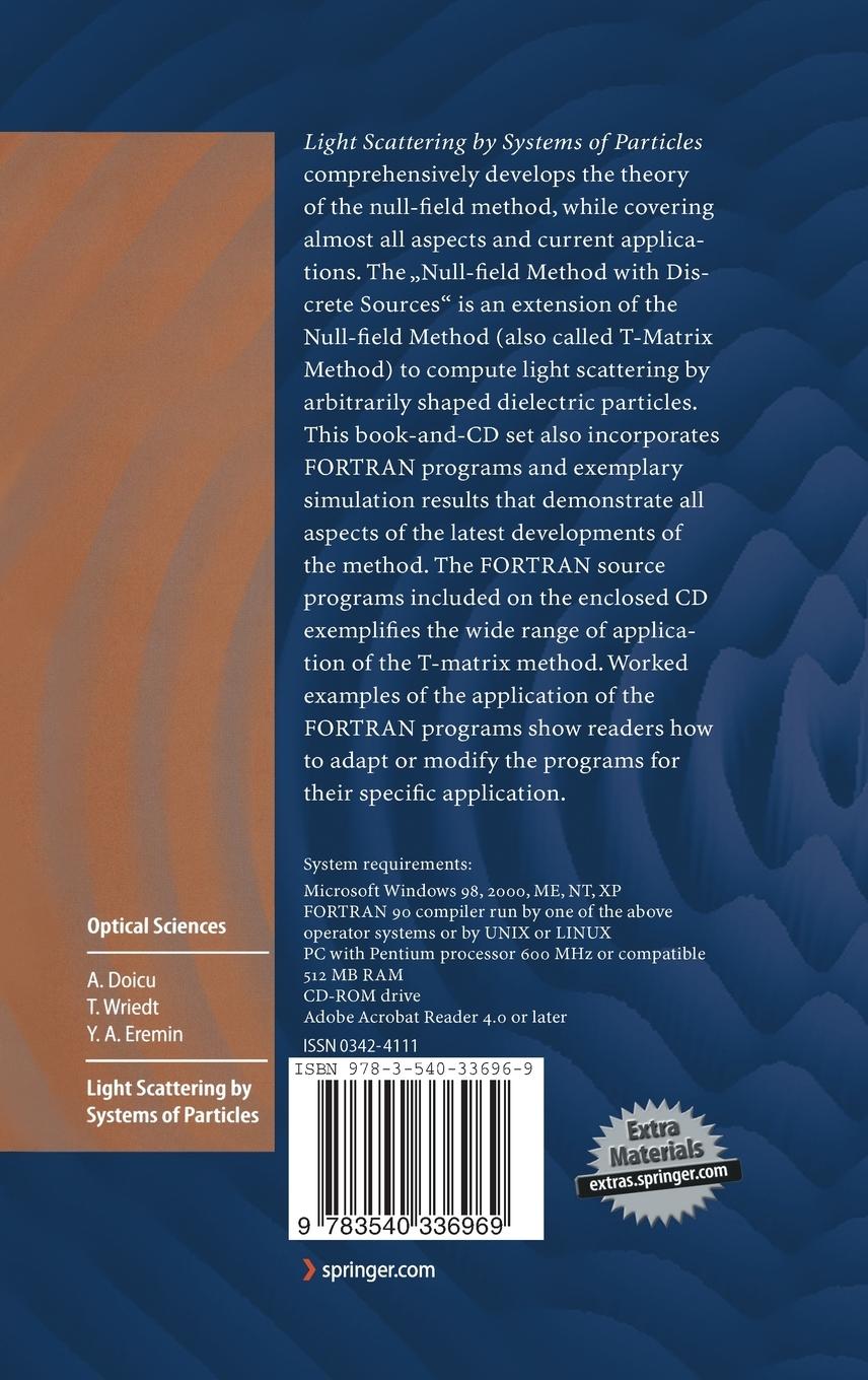 Rückseitencover Light Scattering by Systems of Particles