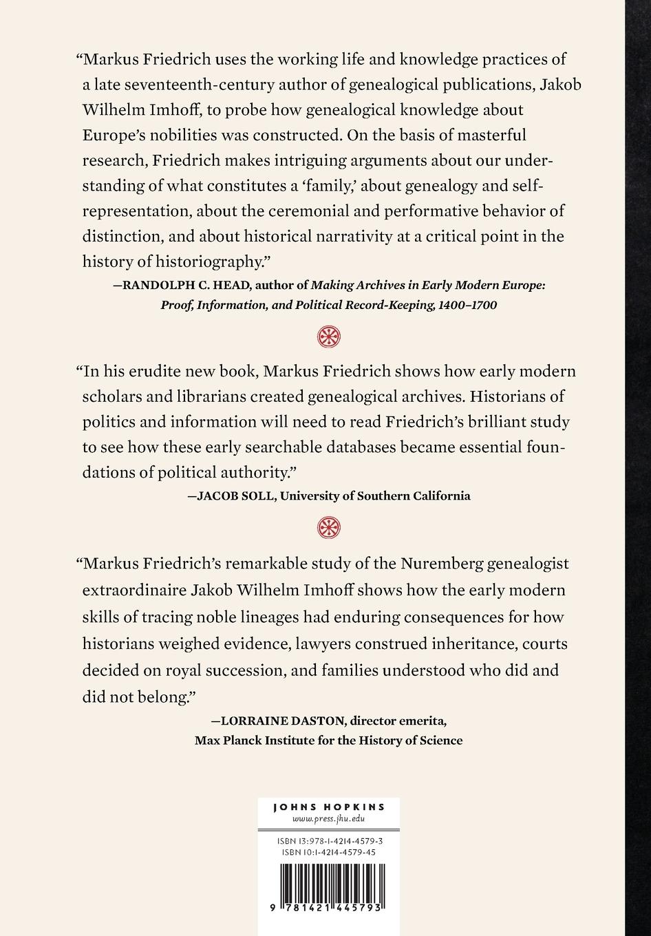 Rückseitencover Maker of Pedigrees