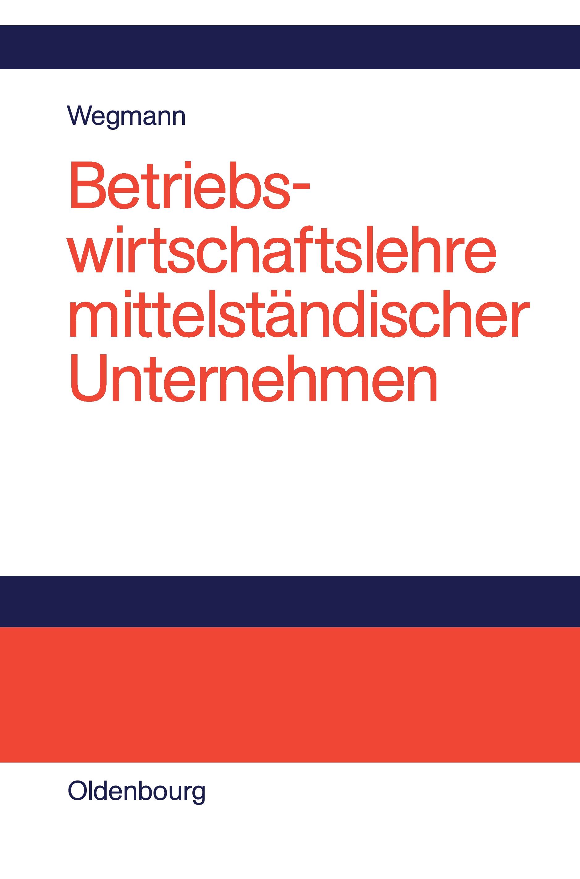 Vorderes Coverbild Betriebswirtschaftslehre mittelständischer Unternehmen