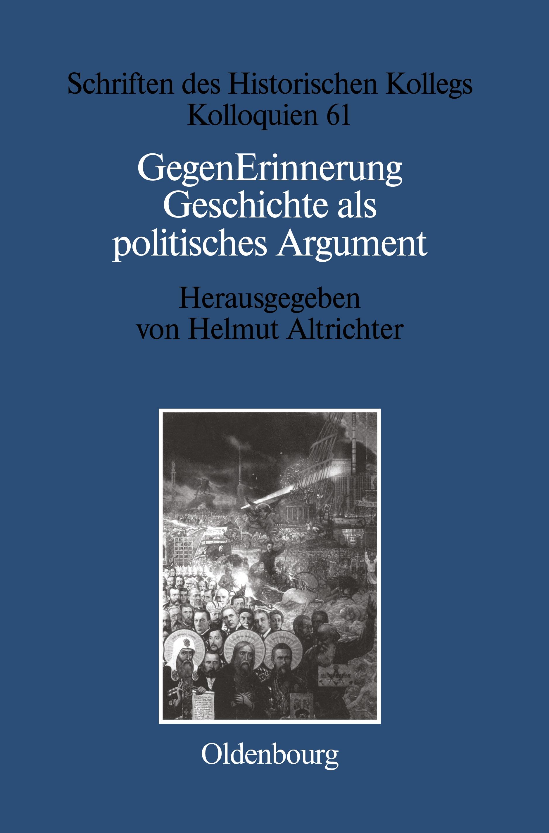 Vorderes Coverbild GegenErinnerung