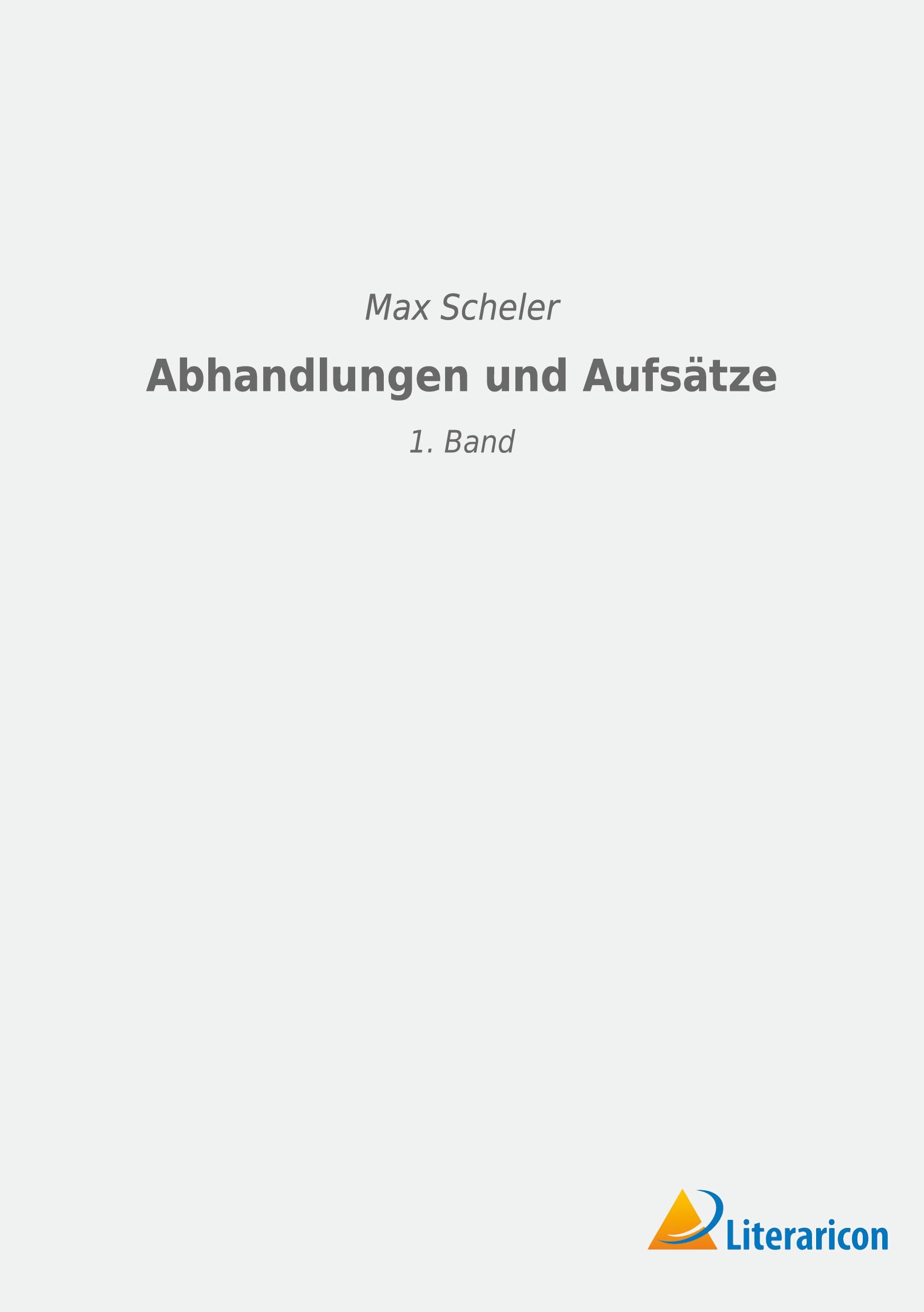 Vorderes Coverbild Abhandlungen und Aufsätze