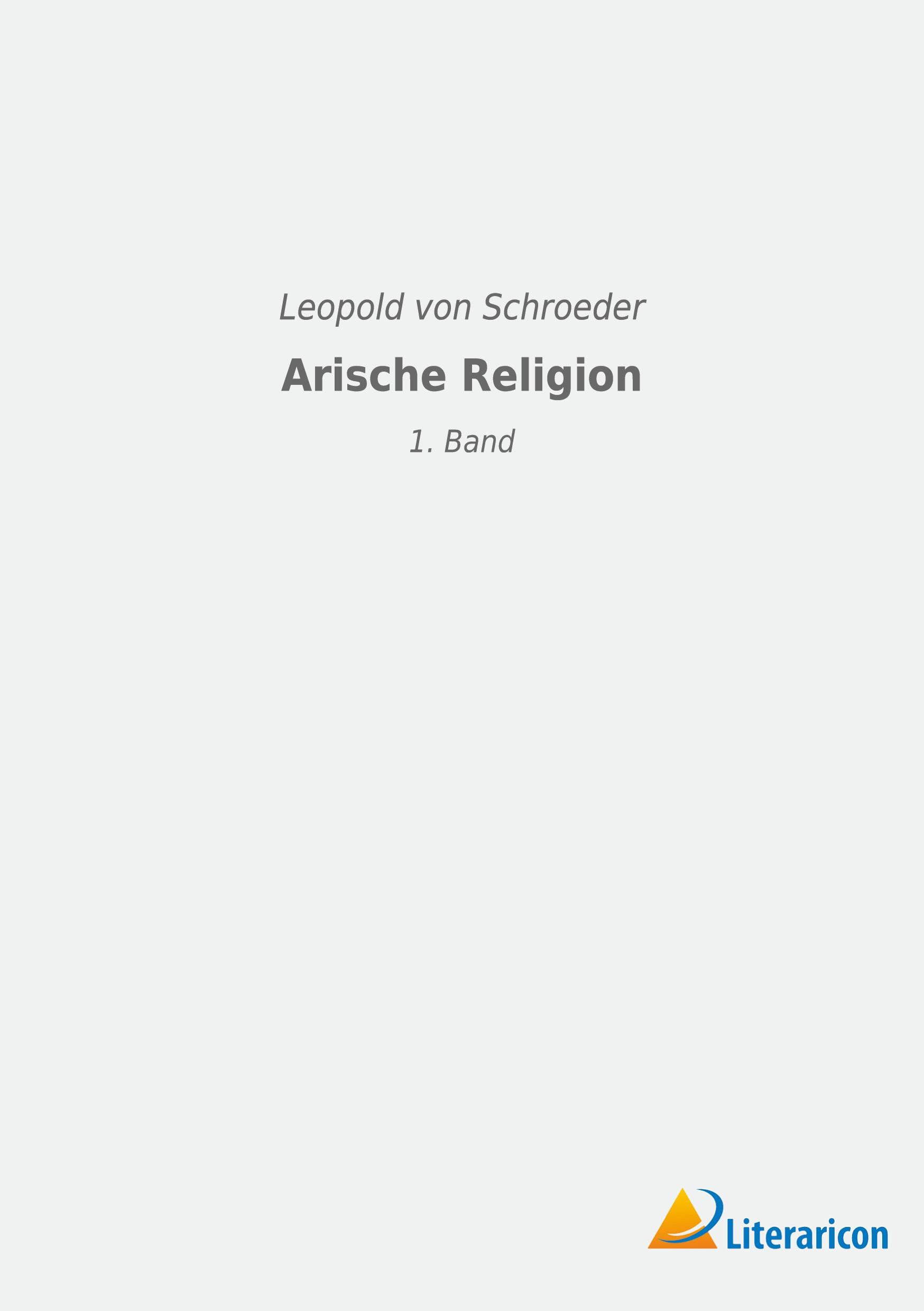 Vorderes Coverbild Arische Religion