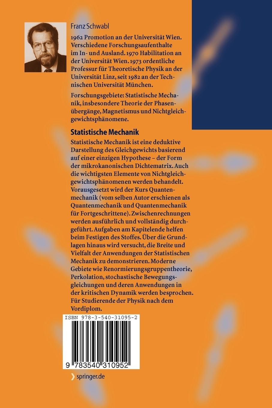 Rückseitencover Statistische Mechanik