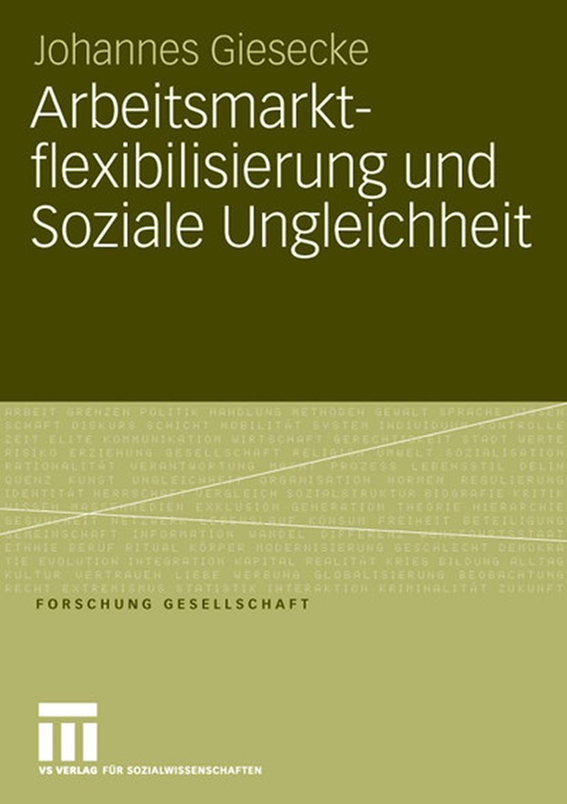 Vorderes Coverbild Arbeitsmarktflexibilisierung und Soziale Ungleichheit
