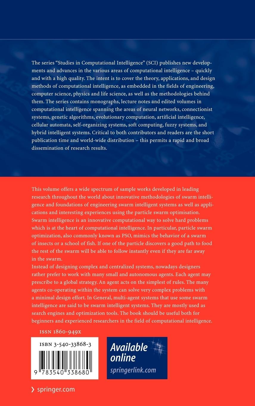 Rückseitencover Swarm Intelligent Systems