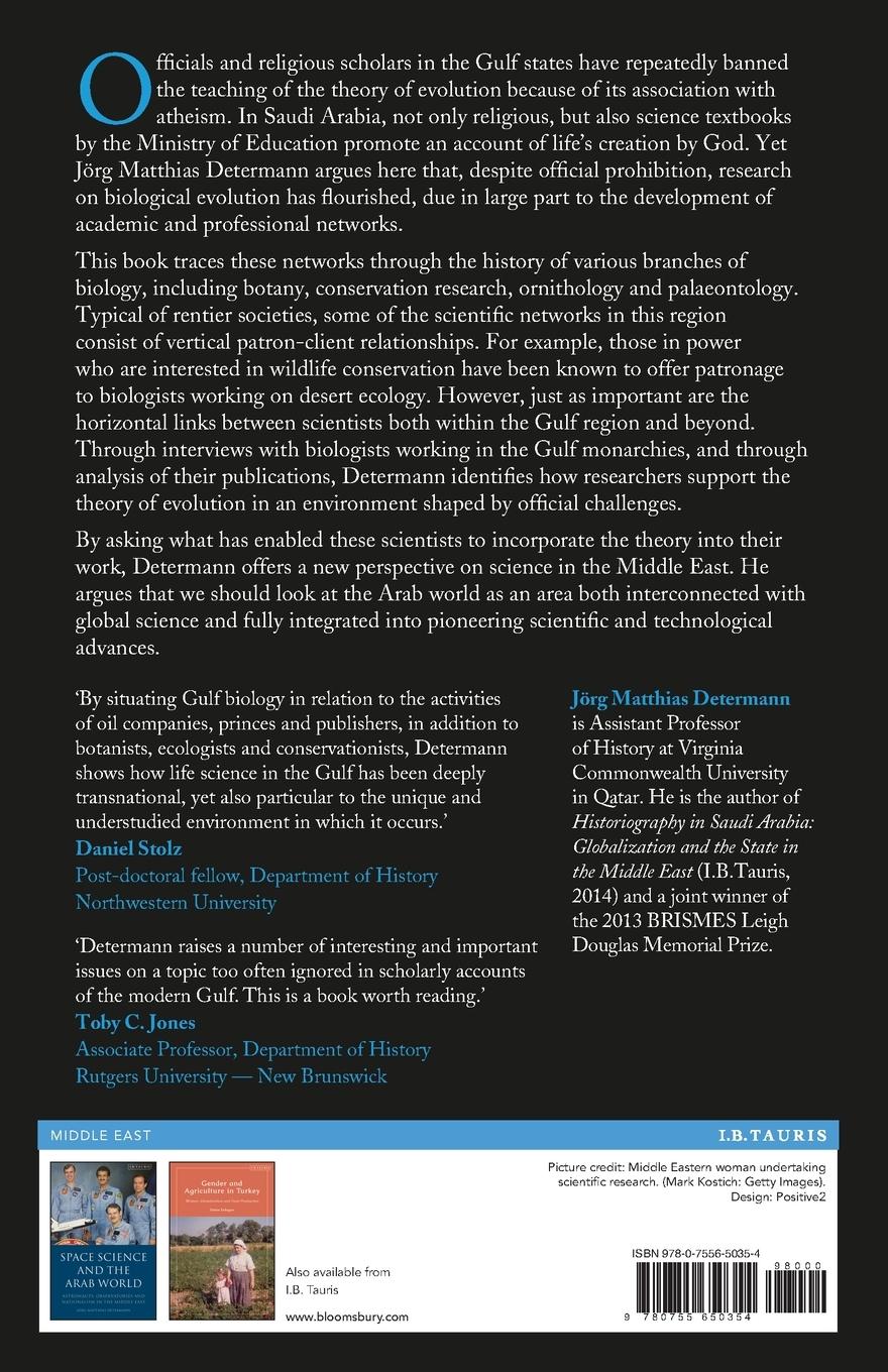 Rückseitencover Researching Biology and Evolution in the Gulf States