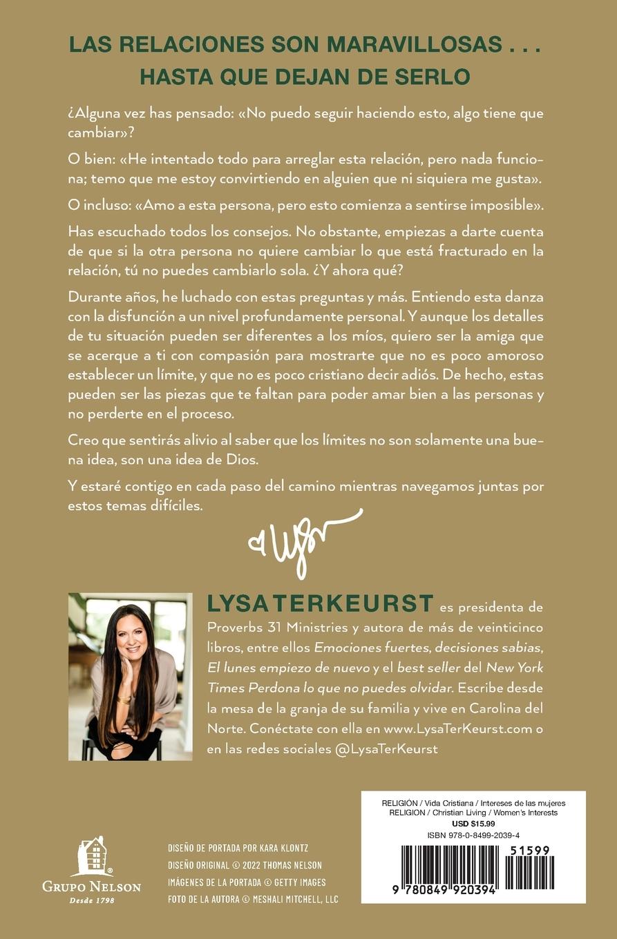 Rückseitencover Límites Saludables, Despedidas Necesarias