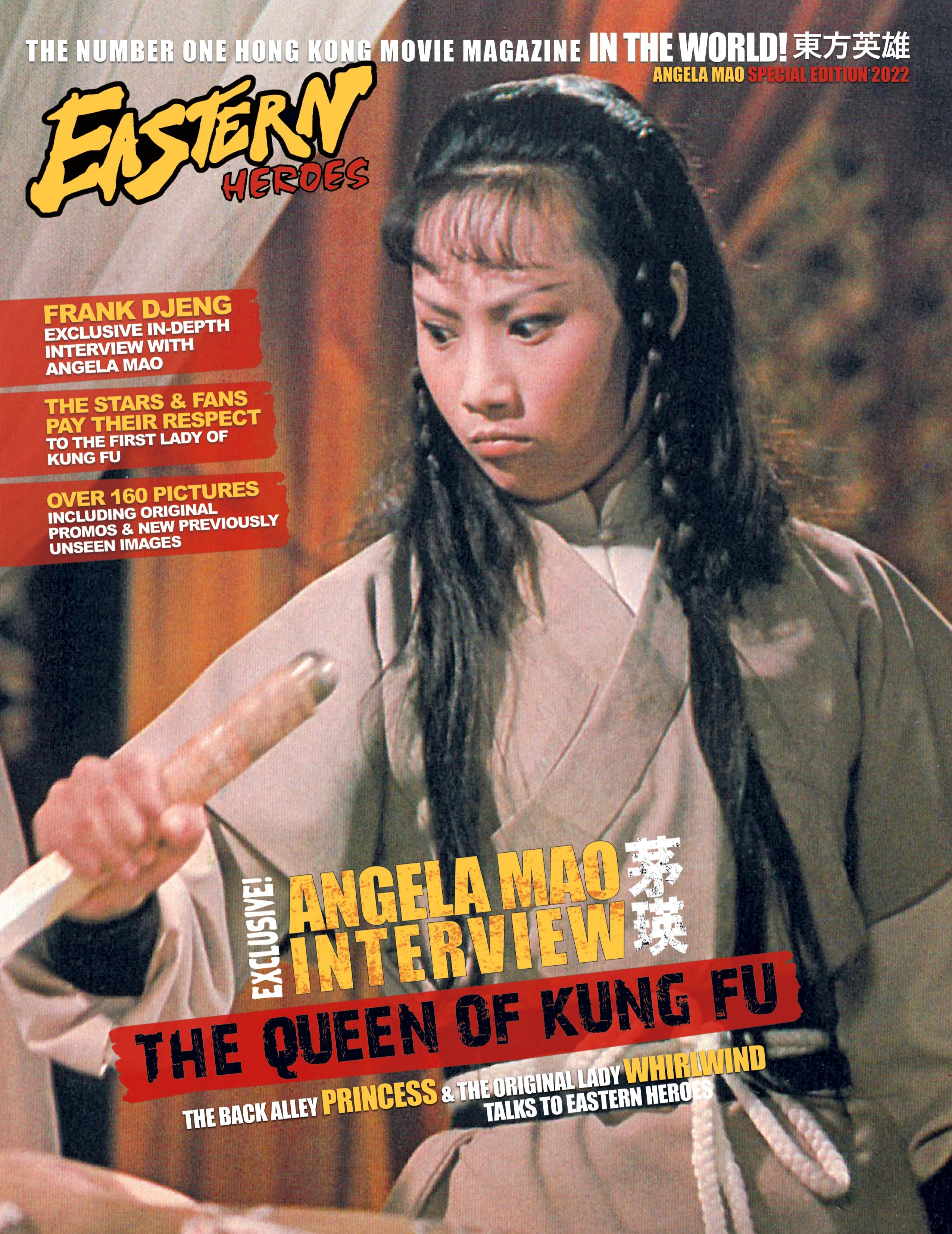 Vorderes Coverbild Eastern Heroes Magazine Angela Mao Special Edition