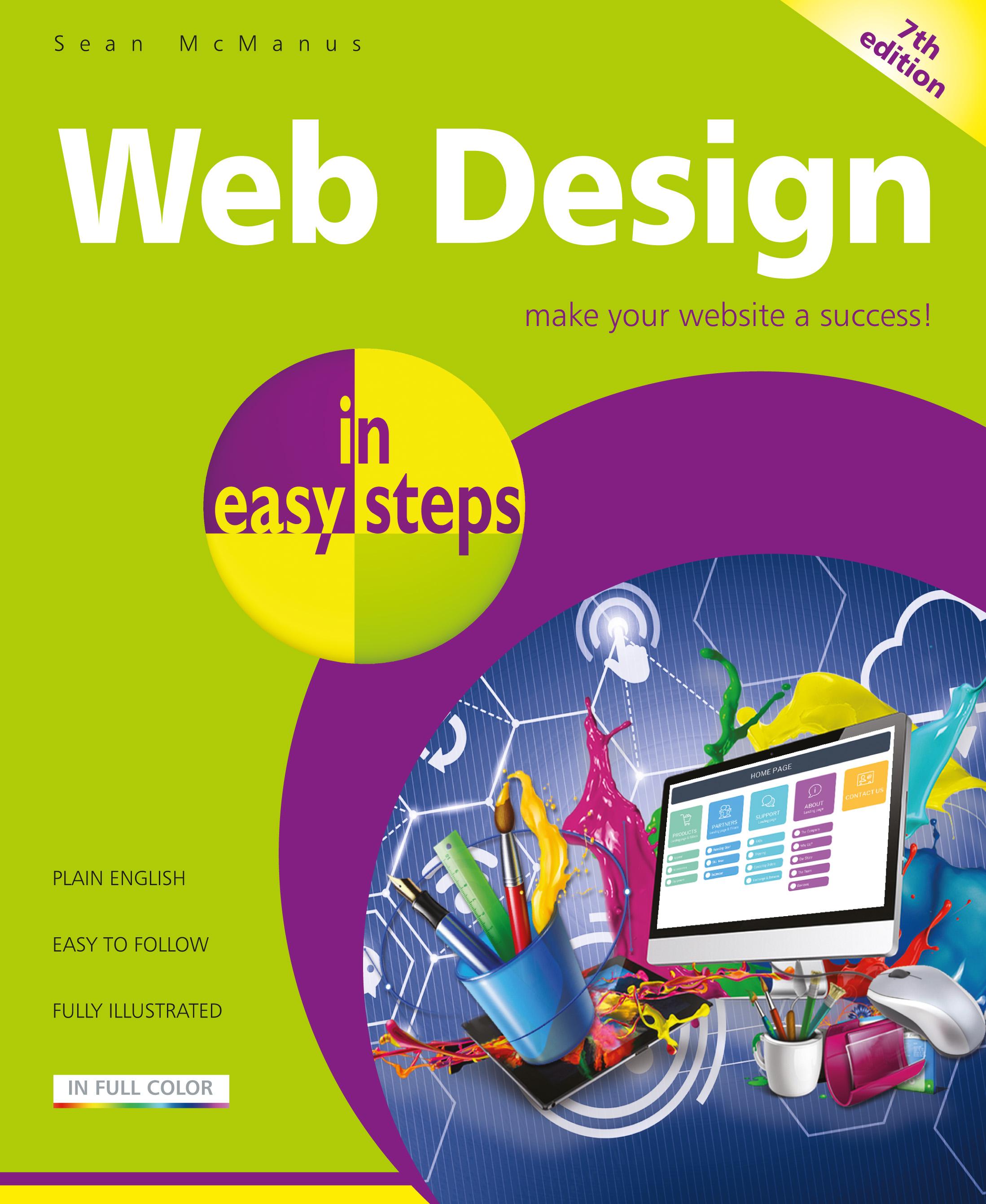 Vorderes Coverbild Web Design in Easy Steps