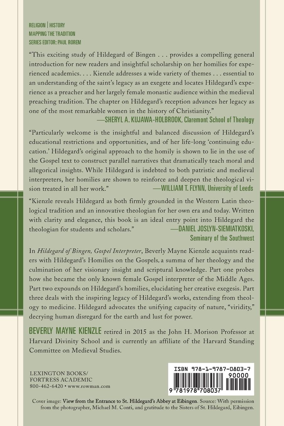 Rückseitencover Hildegard of Bingen, Gospel Interpreter