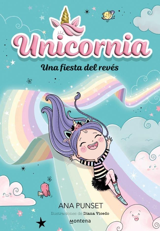 Vorderes Coverbild Una Fiesta del Revés / Unicornia: An Upside-Down Party