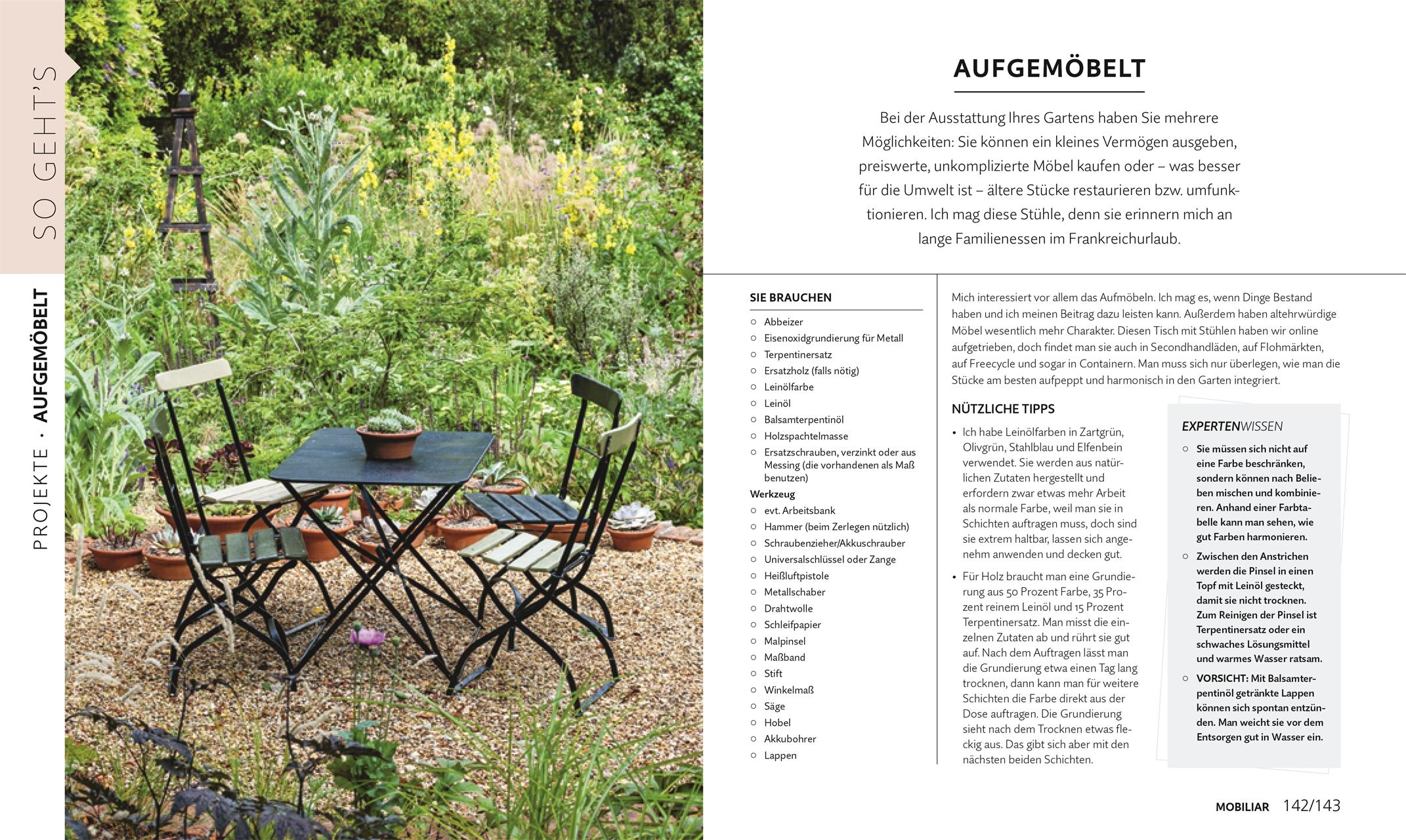 Beispielinhalt (Bild) DIY im Garten