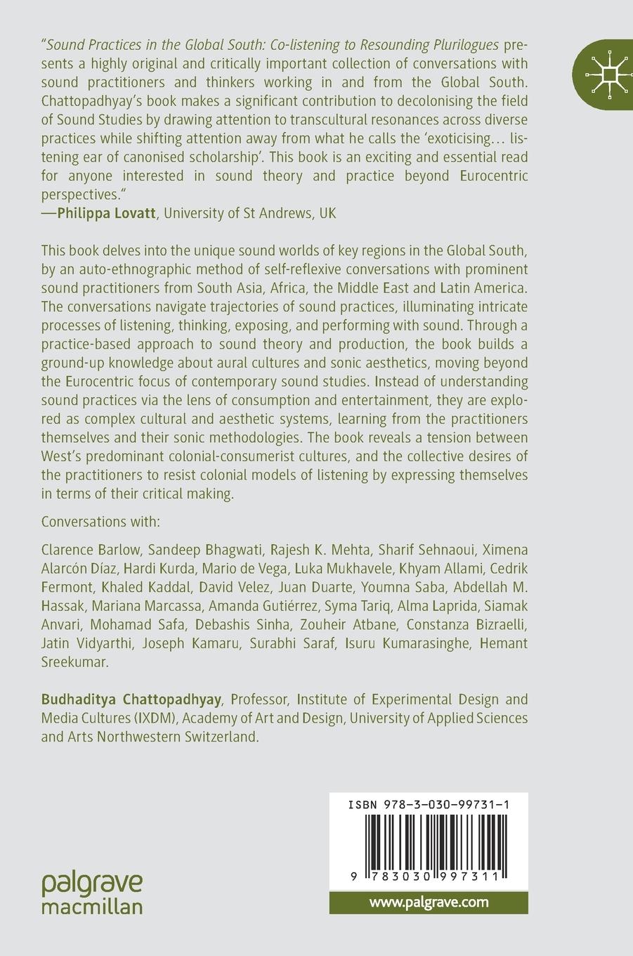 Rückseitencover Sound Practices in the Global South