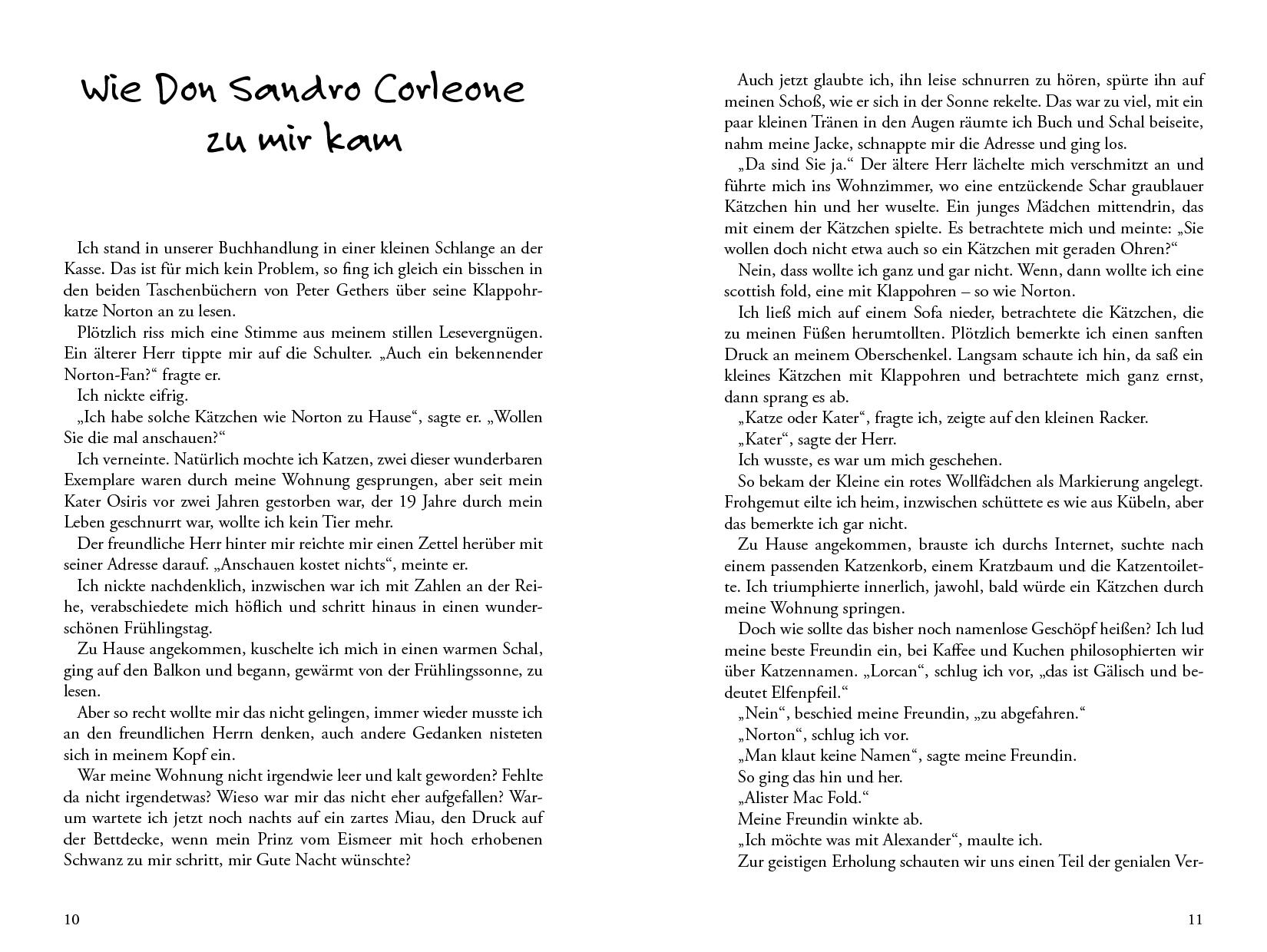 Beispielinhalt (Bild) Meine Katze ... und ich