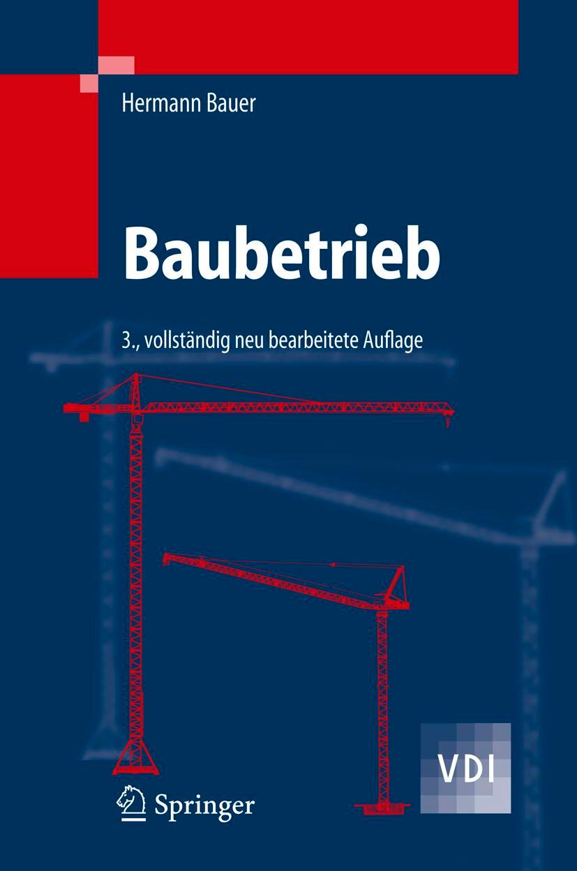 Vorderes Coverbild Baubetrieb