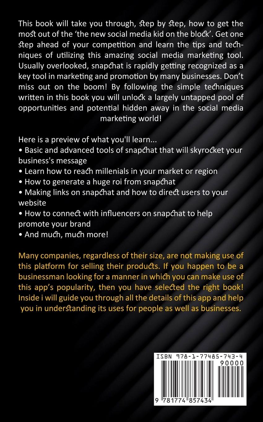 Rückseitencover Snapchat Marketing