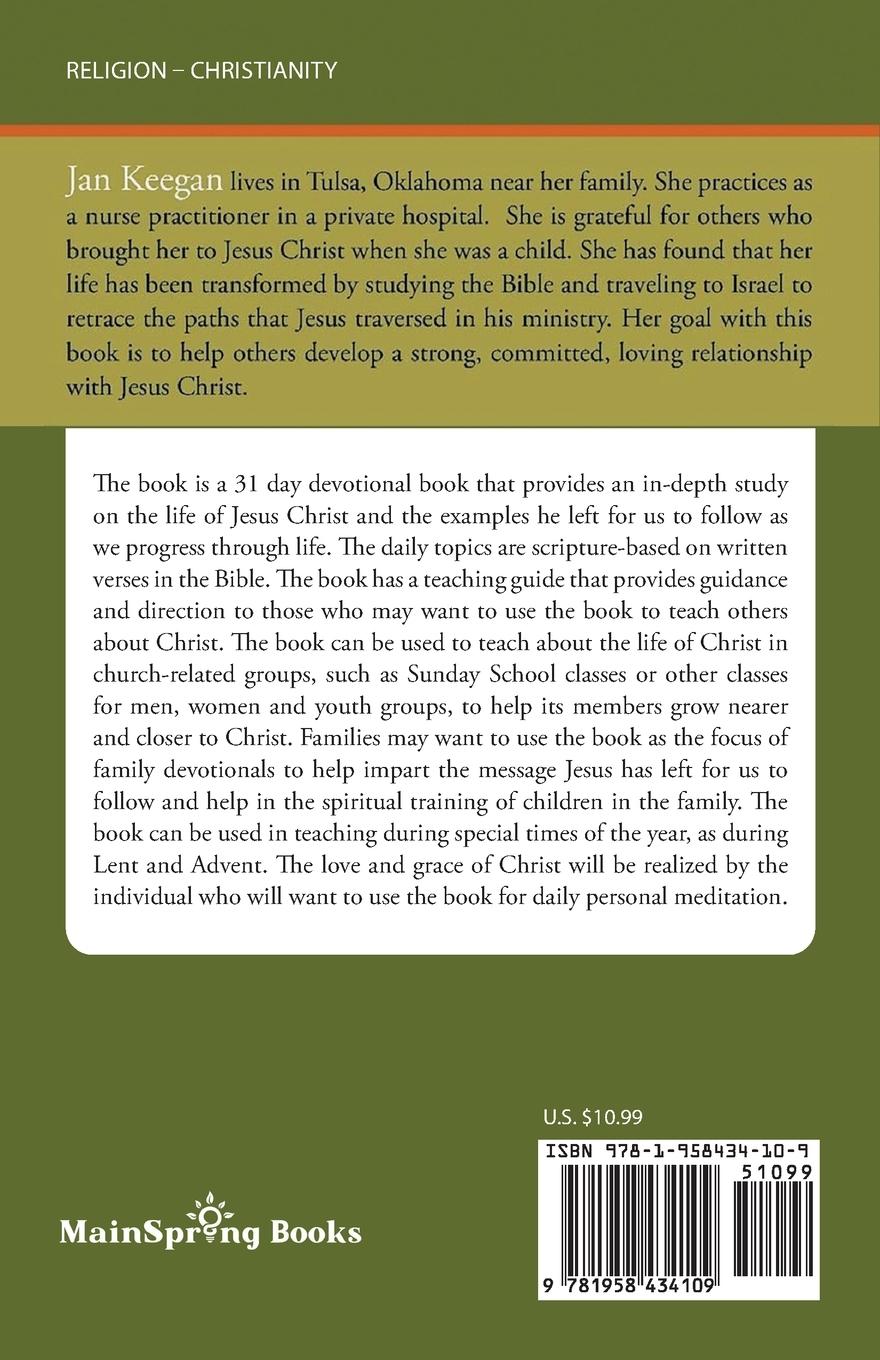 Rückseitencover As Christ is my Example