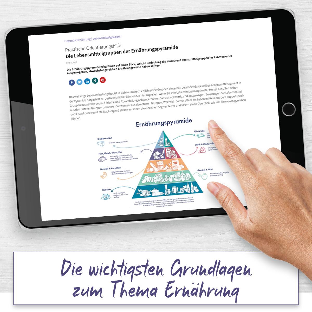 Beispielinhalt (Bild) Kalorien mundgerecht