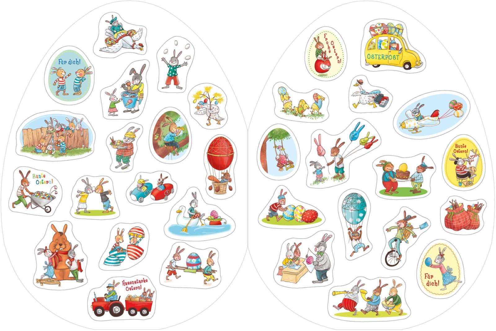 Beispielinhalt (Bild) Mein dickes Oster-Malbuch