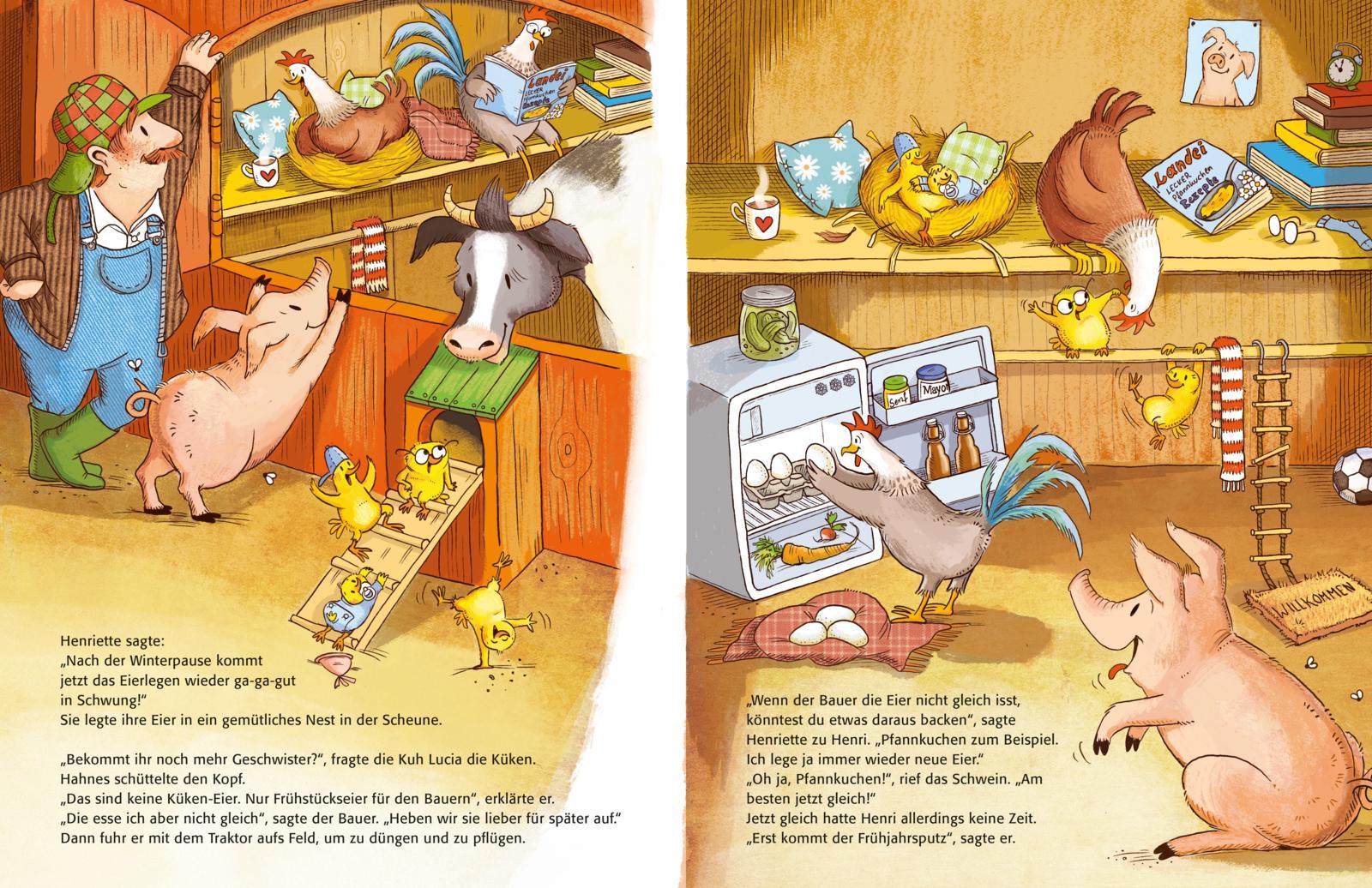 Beispielinhalt (Bild) Henri und Henriette 4: Die Eier sind weg!