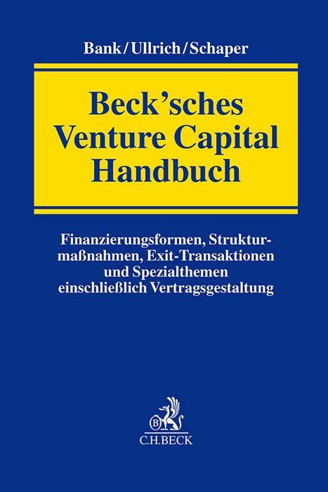 Vorderes Coverbild Beck'sches Venture Capital Handbuch