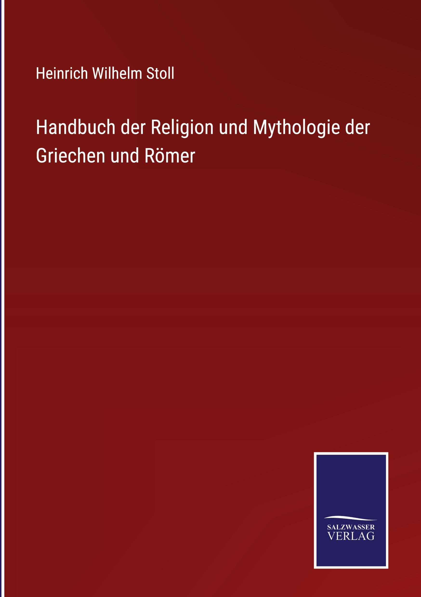 Vorderes Coverbild Handbuch der Religion und Mythologie der Griechen und Römer