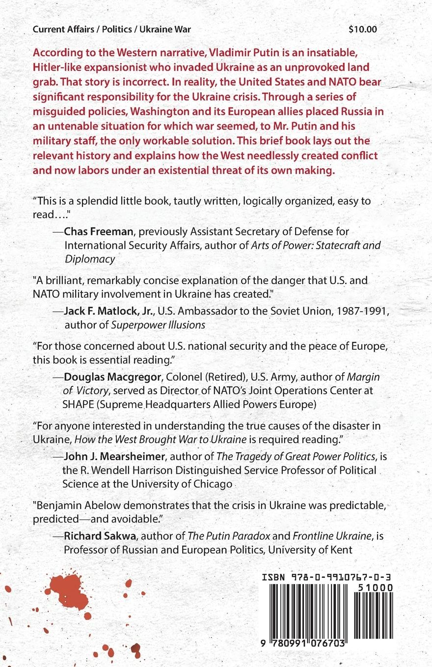 Rückseitencover How the West Brought War to Ukraine