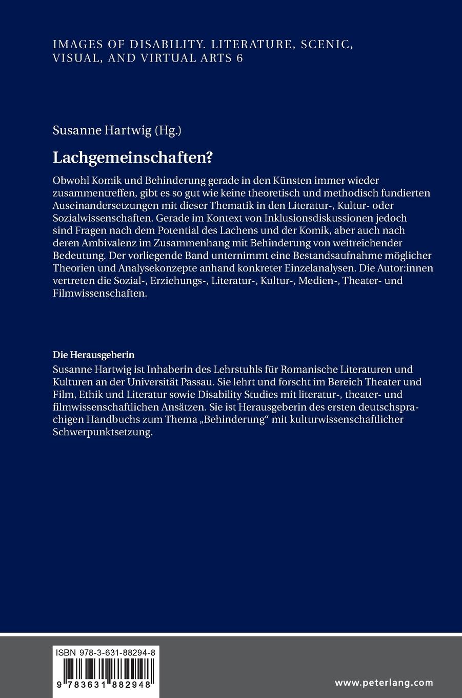 Rückseitencover Lachgemeinschaften?