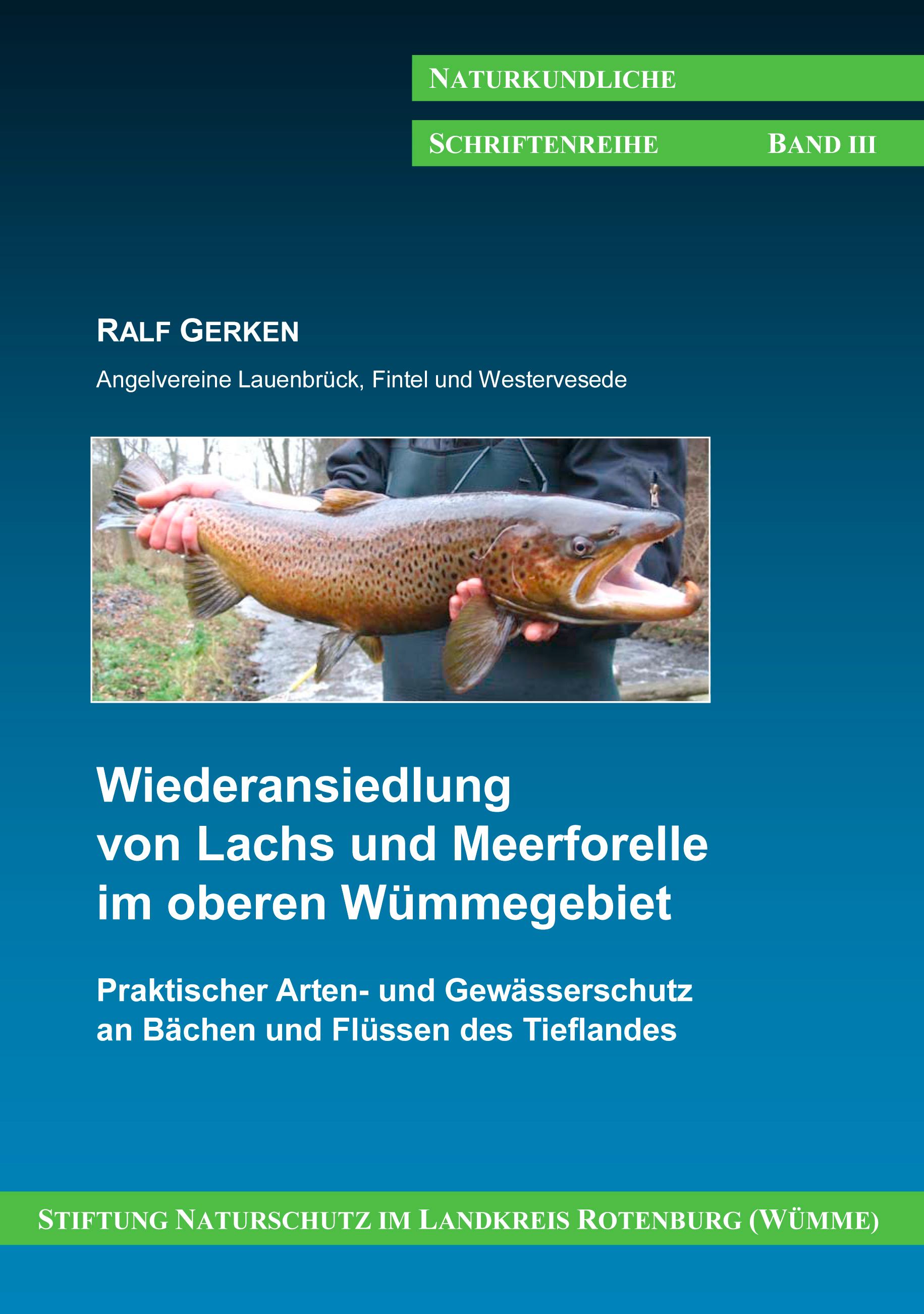 Vorderes Coverbild Wiederansiedlung von Lachs und Meerforelle im oberen Wümmegebiet
