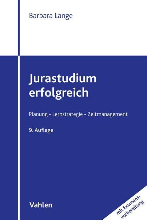 Vorderes Coverbild Jurastudium erfolgreich