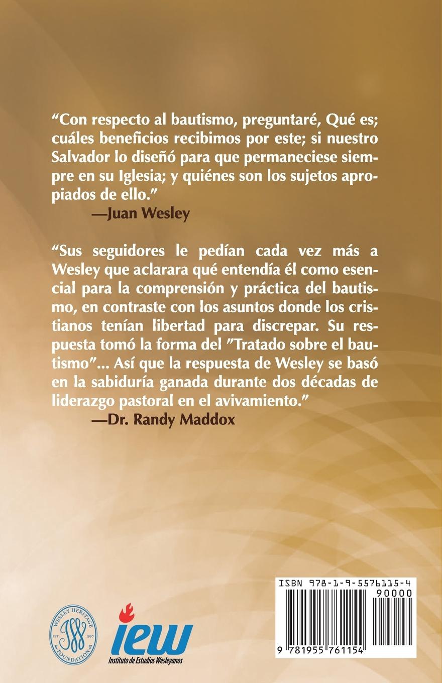Rückseitencover El Bautismo en Perspectiva Wesleyana